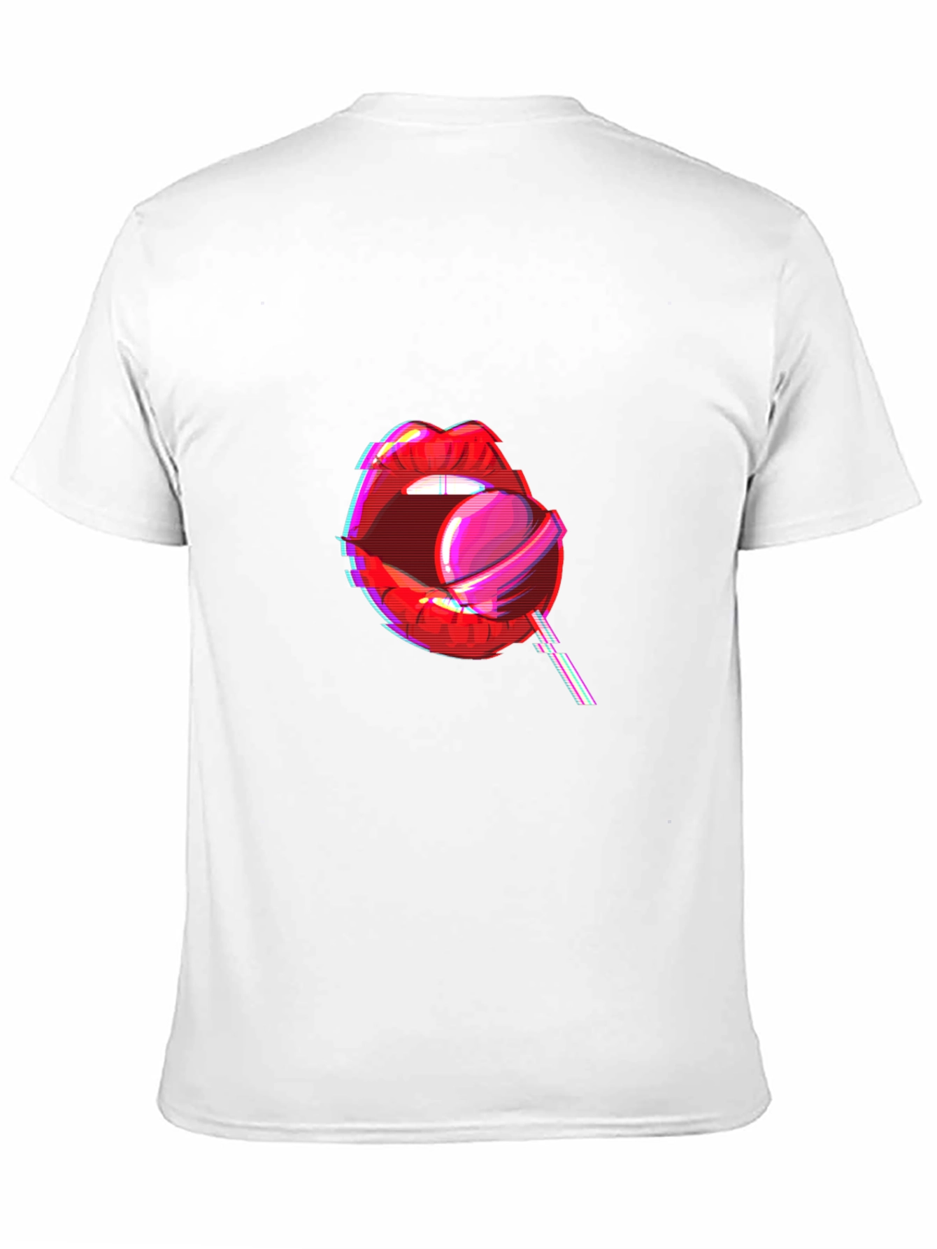 Lollipop Lips Graphic Tee - Black