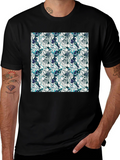 Funky Patterned Black T-Shirt
