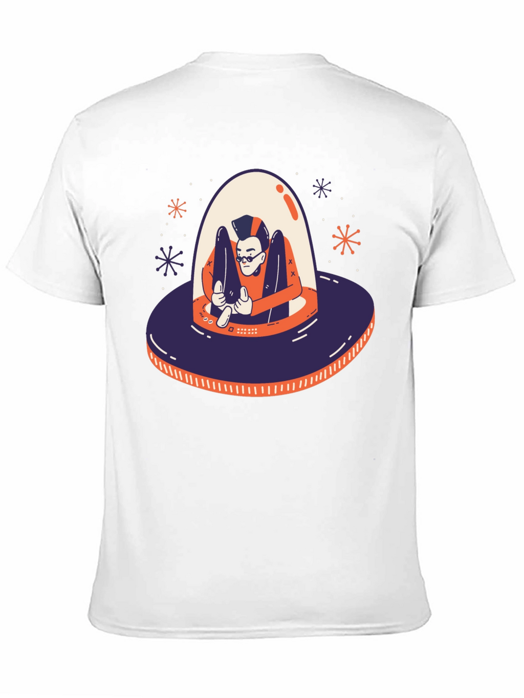 UFO Graphic Tee - Mens Black T-Shirt
