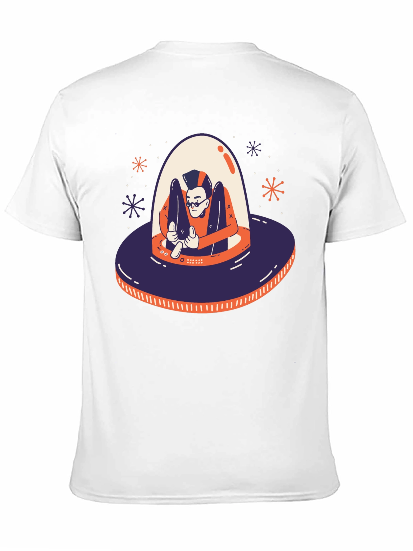 UFO Graphic Tee - Mens Black T-Shirt