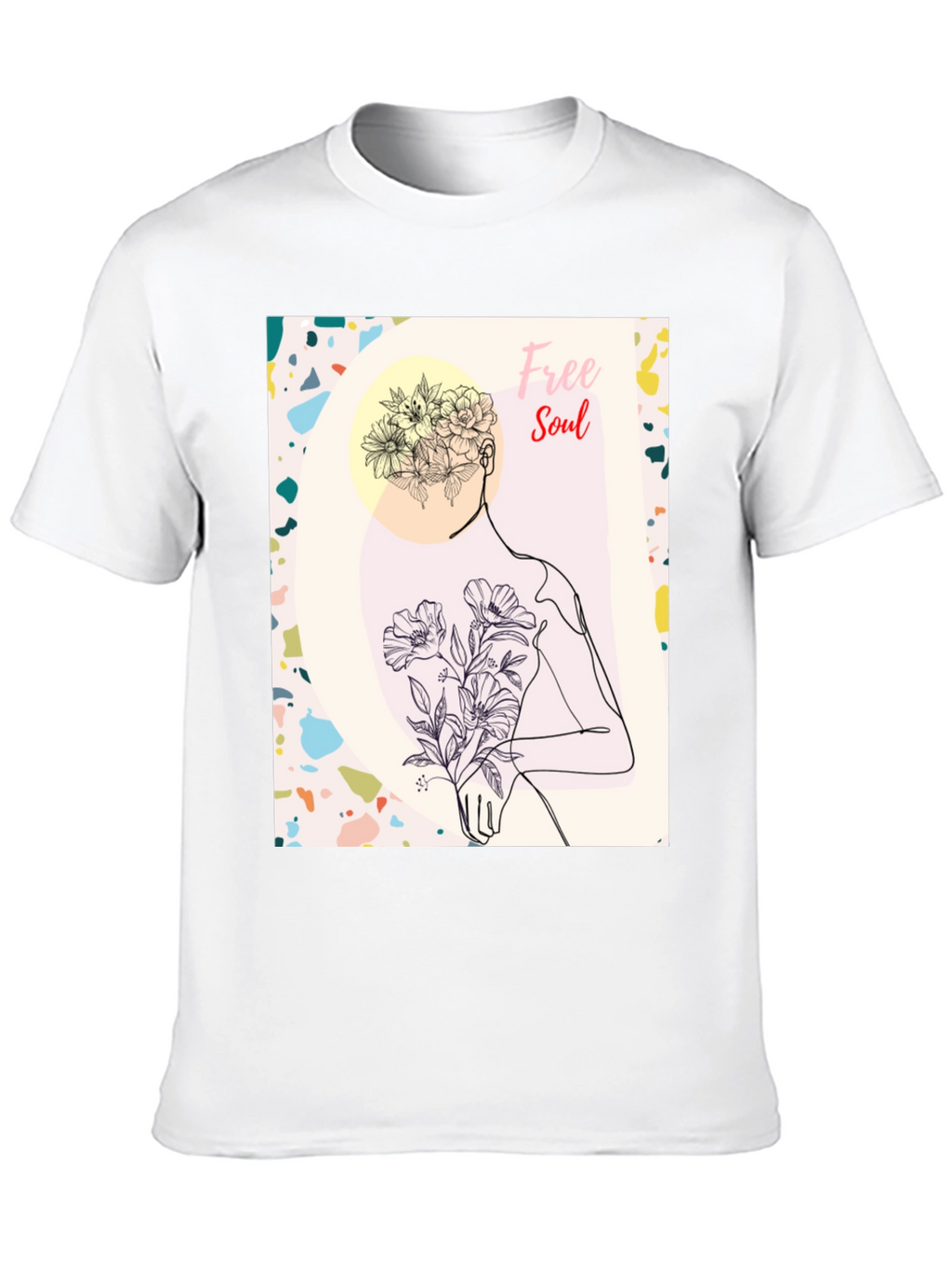 Free Soul Graphic Black T-Shirt