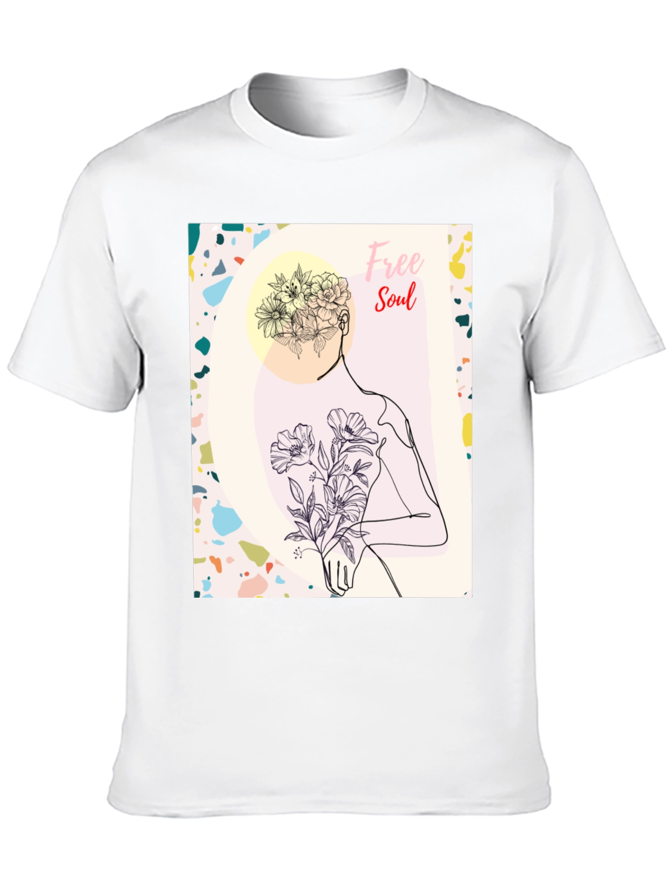 Free Soul Graphic Black T-Shirt