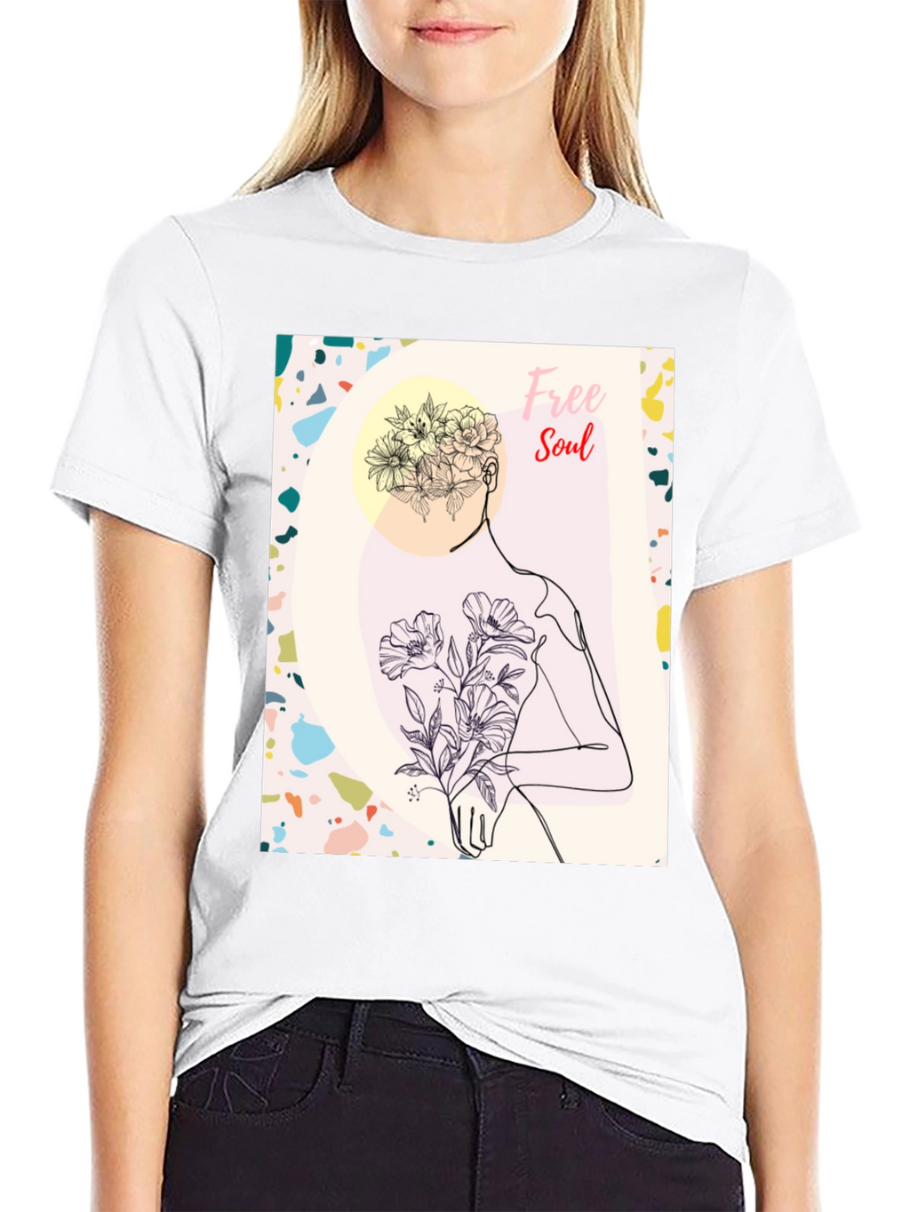 Free Soul Graphic Black T-Shirt