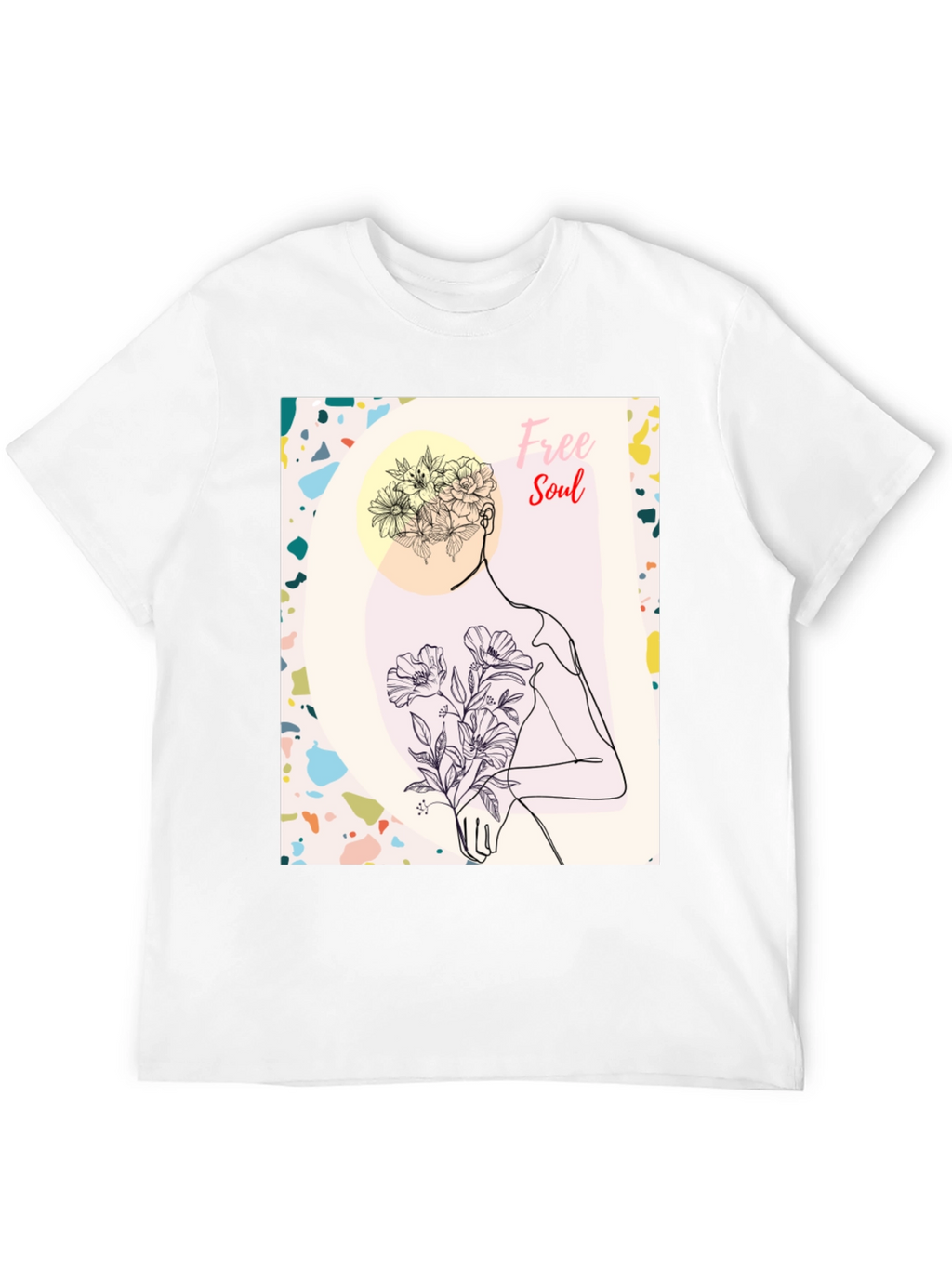 Free Soul Graphic Black T-Shirt
