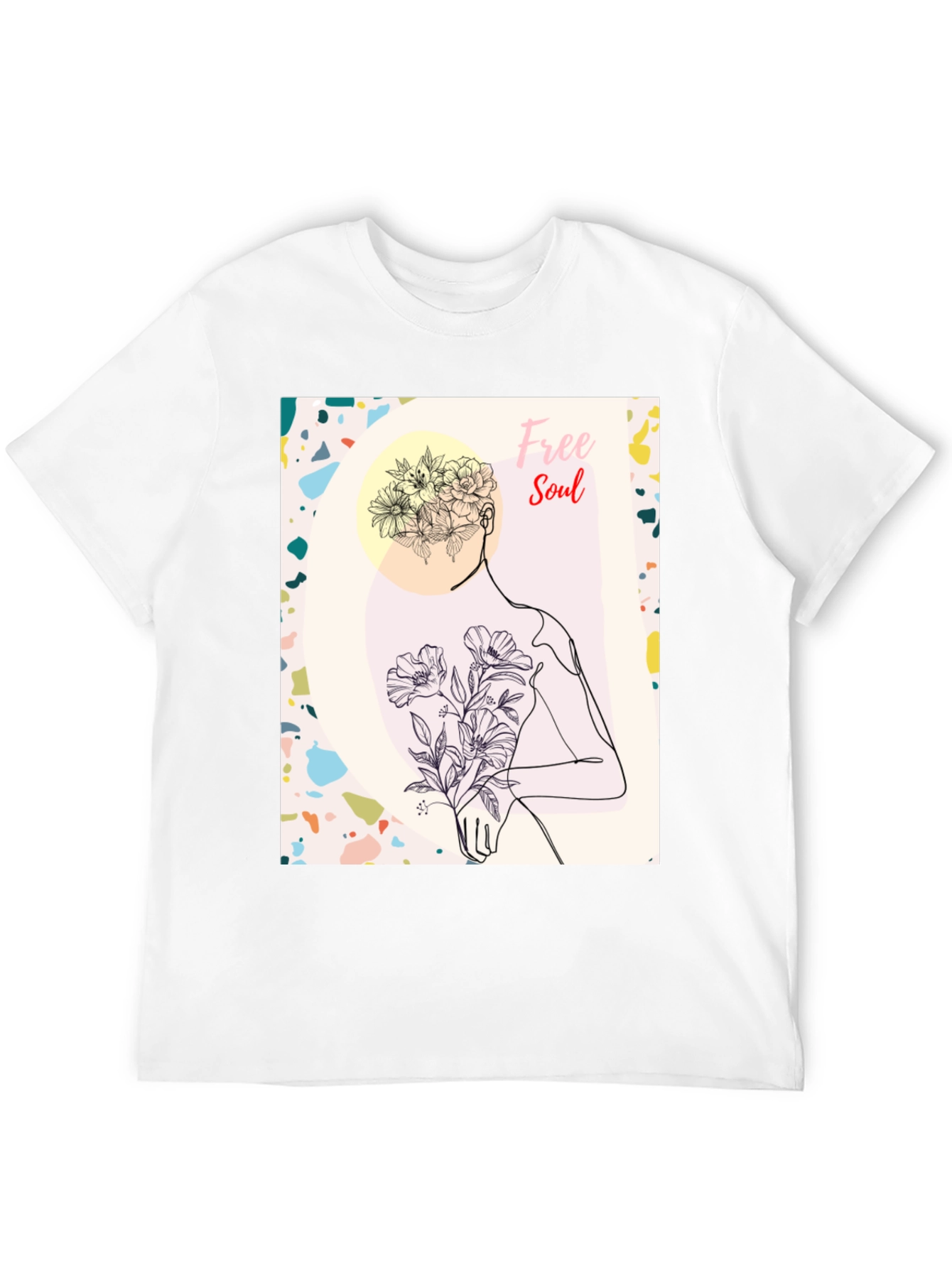 Free Soul Graphic Black T-Shirt
