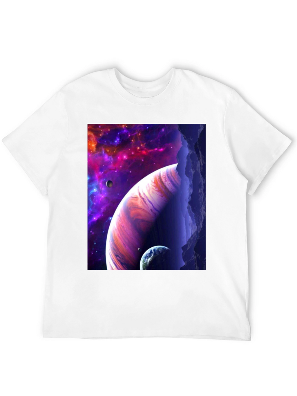Cosmic Dreamer Black Graphic Tee