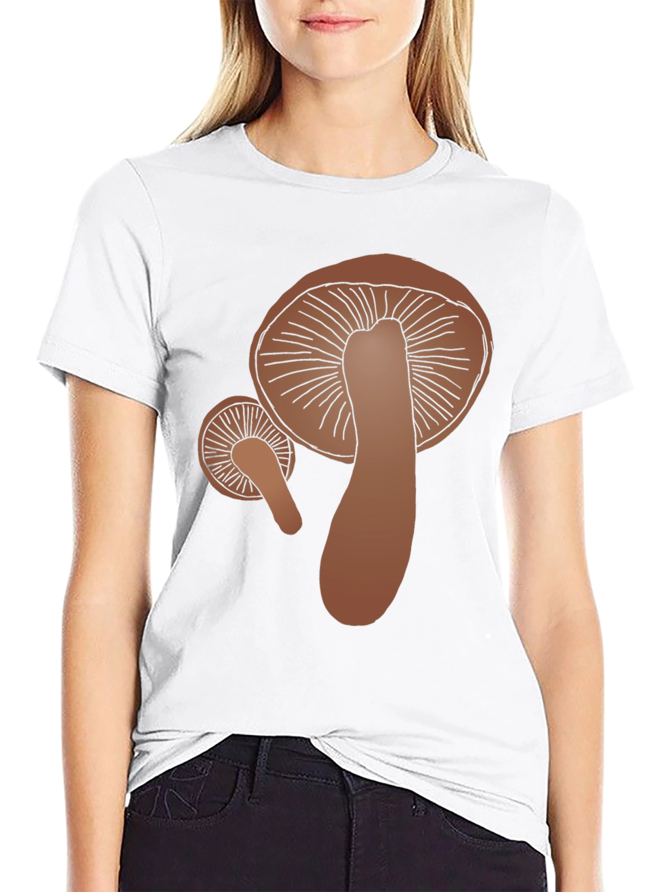 Mushroom Graphic Tee - Funky Fungi Fashion