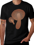 Mushroom Graphic Tee - Funky Fungi Fashion