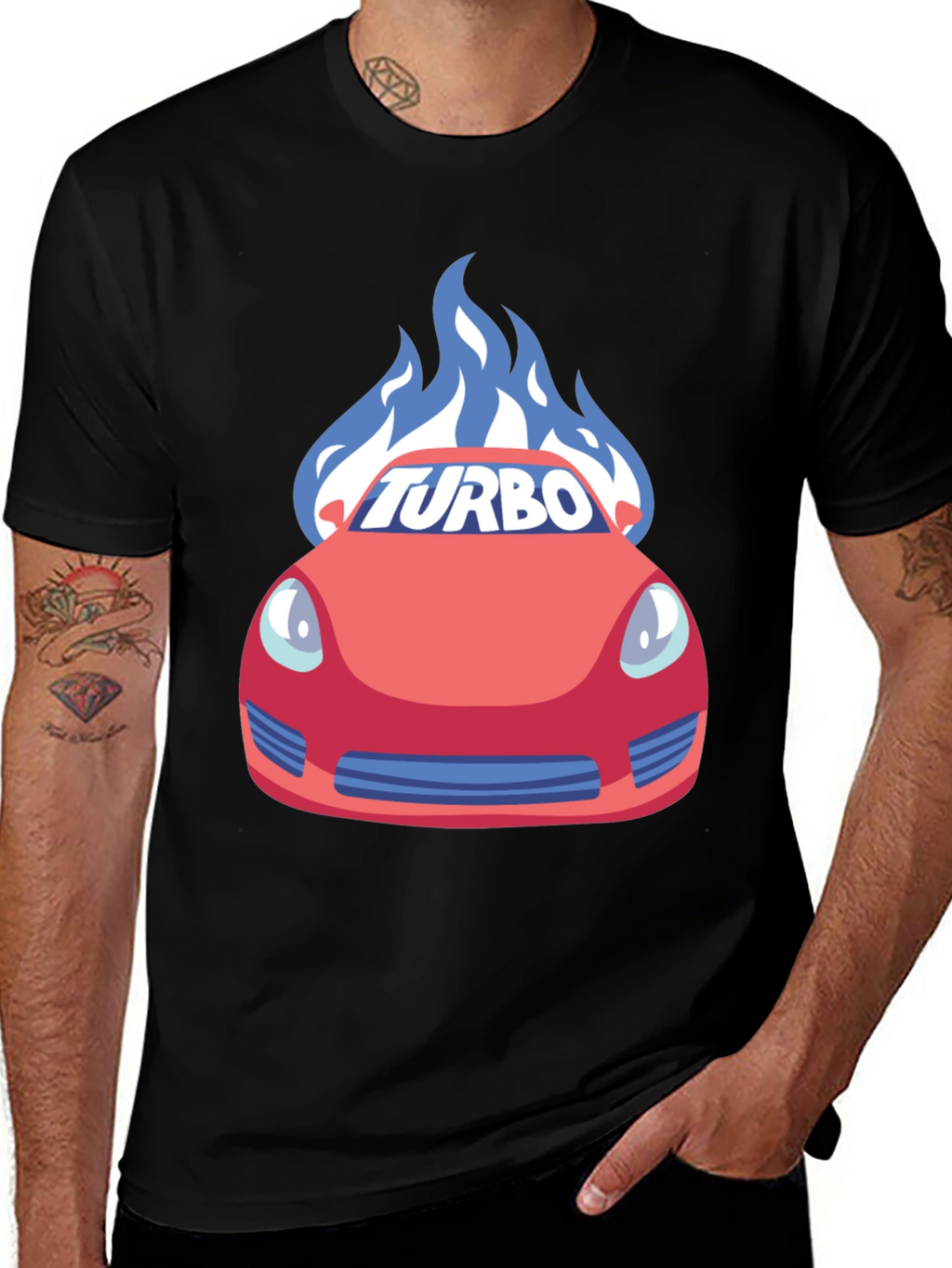 Turbo Car Graphic T-Shirt