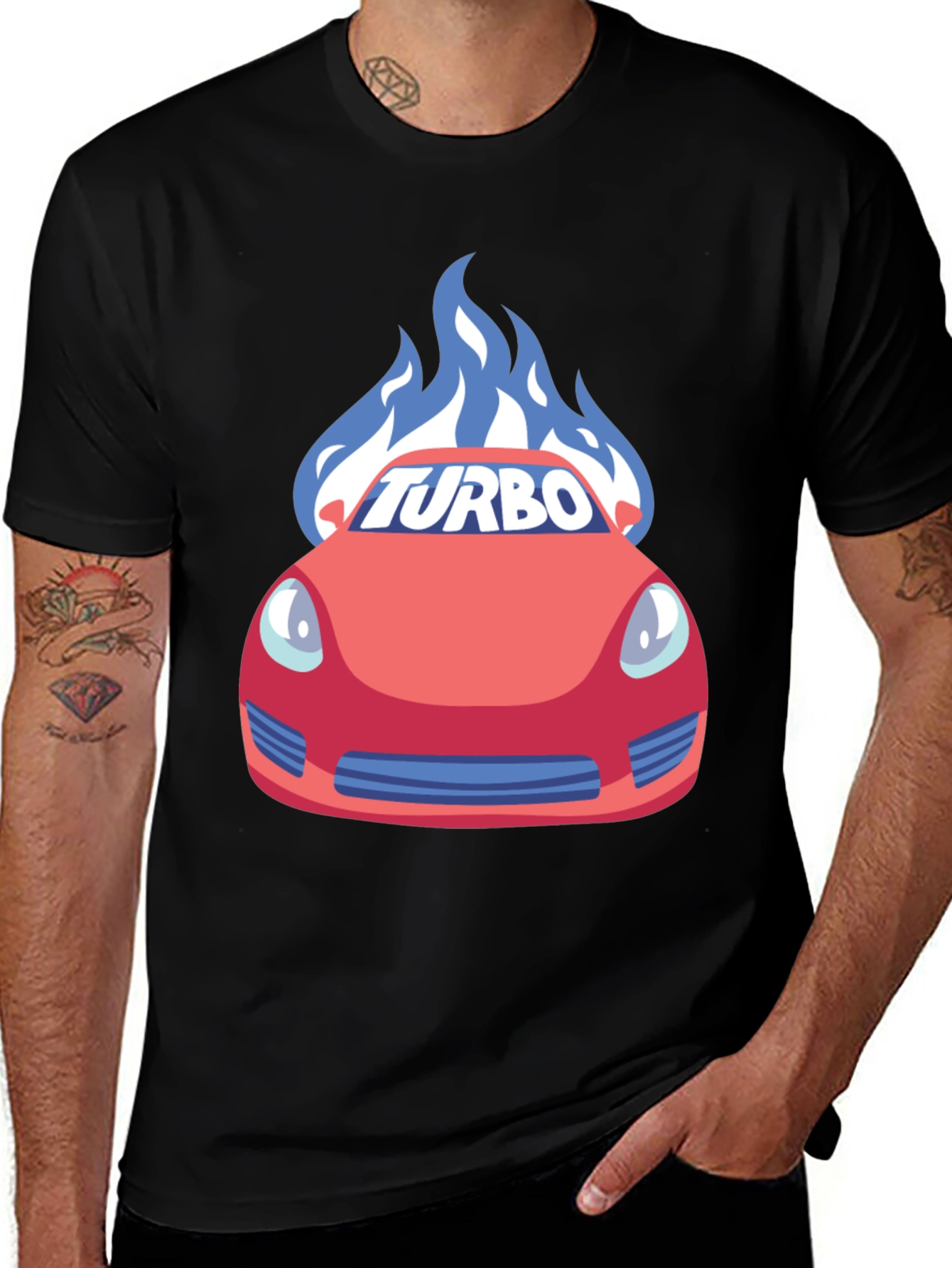 Turbo Car Graphic T-Shirt