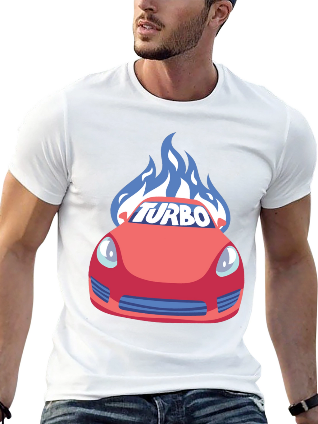 Turbo Car Graphic T-Shirt