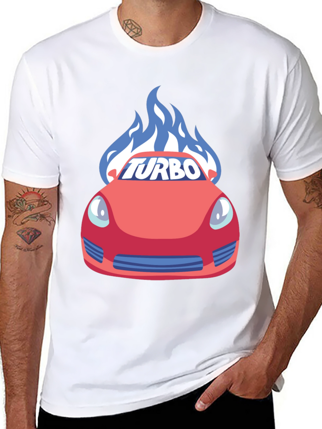 Turbo Car Graphic T-Shirt