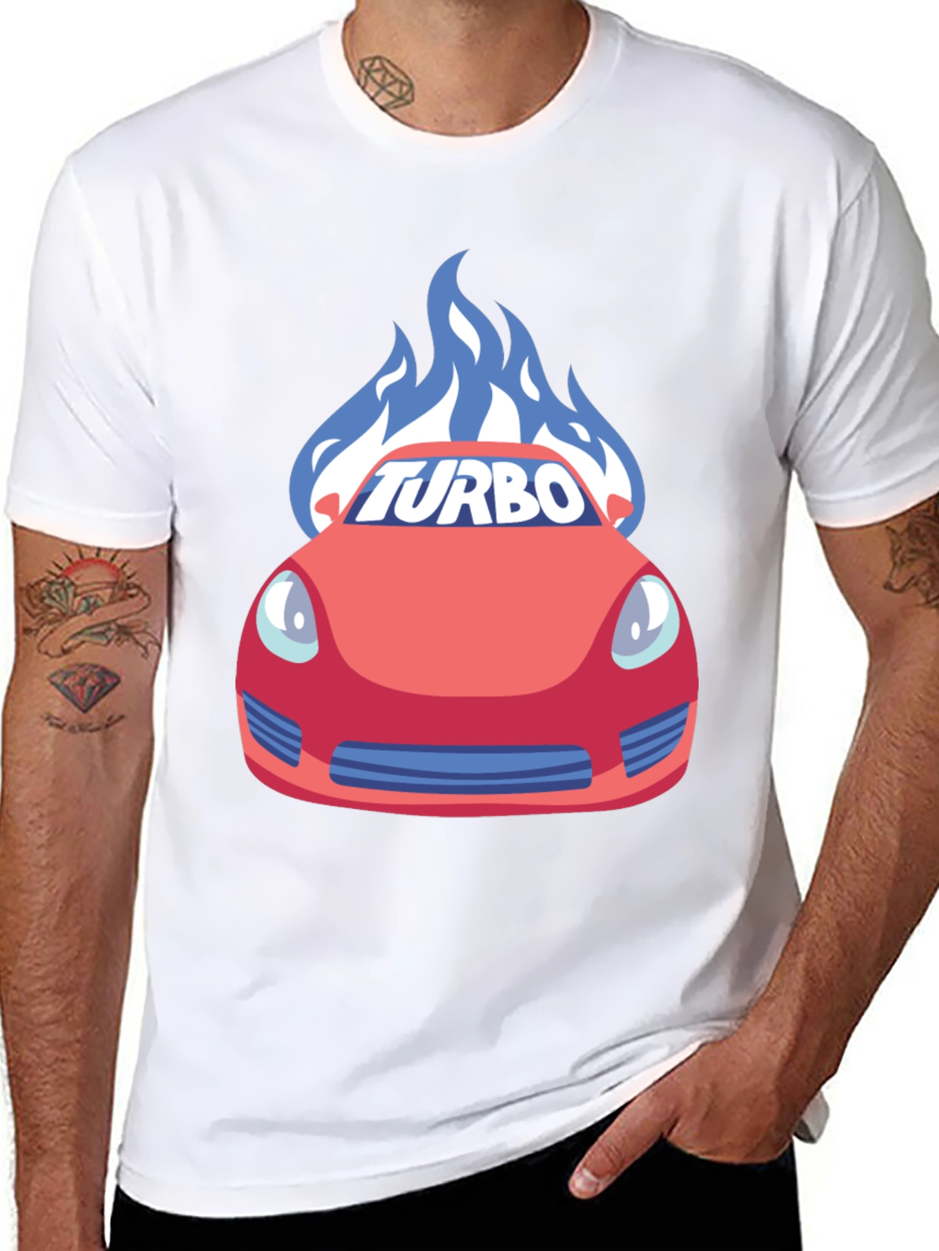 Turbo Car Graphic T-Shirt