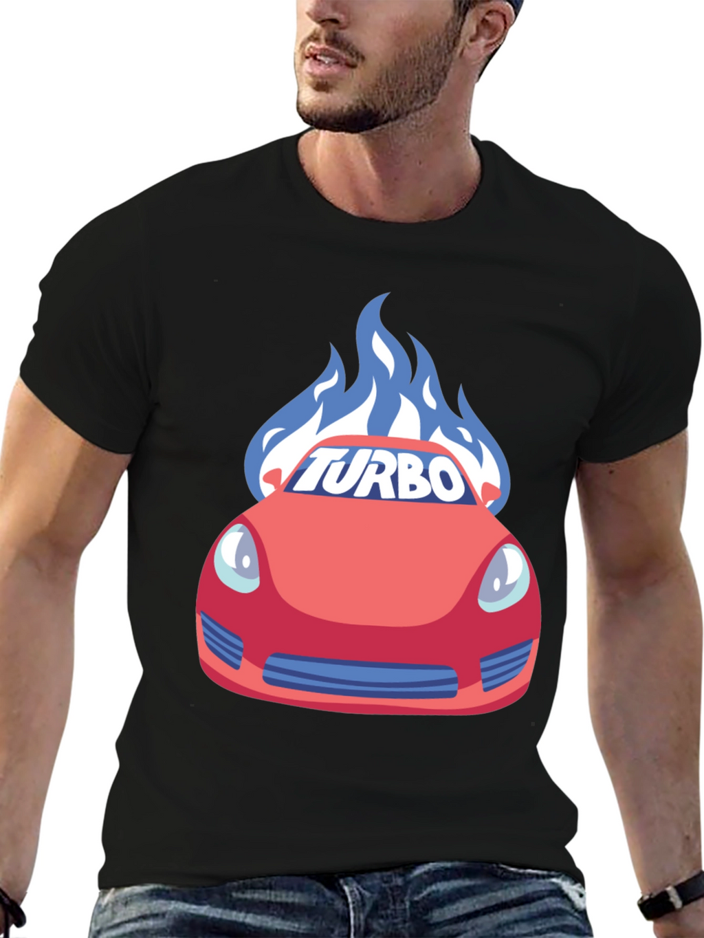 Turbo Car Graphic T-Shirt