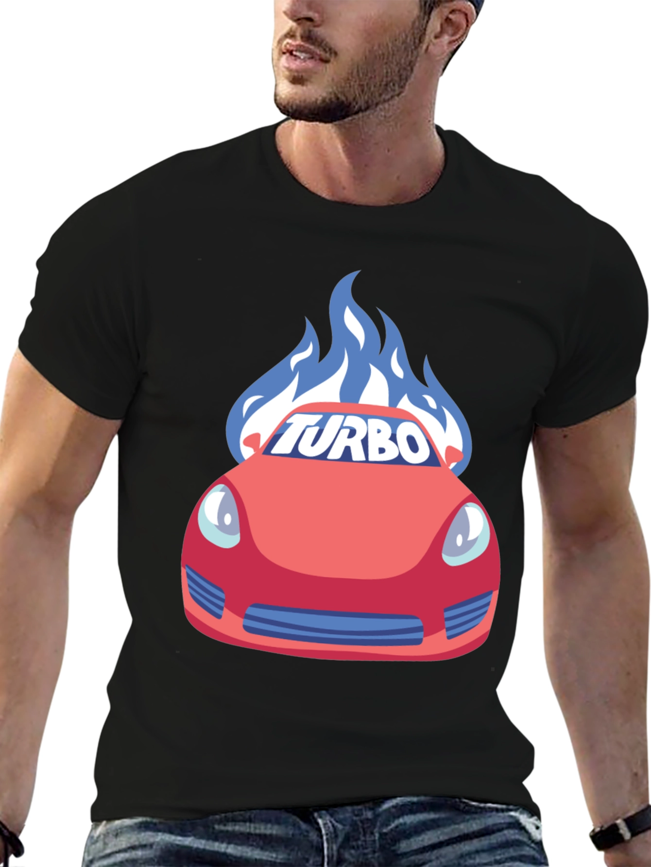 Turbo Car Graphic T-Shirt