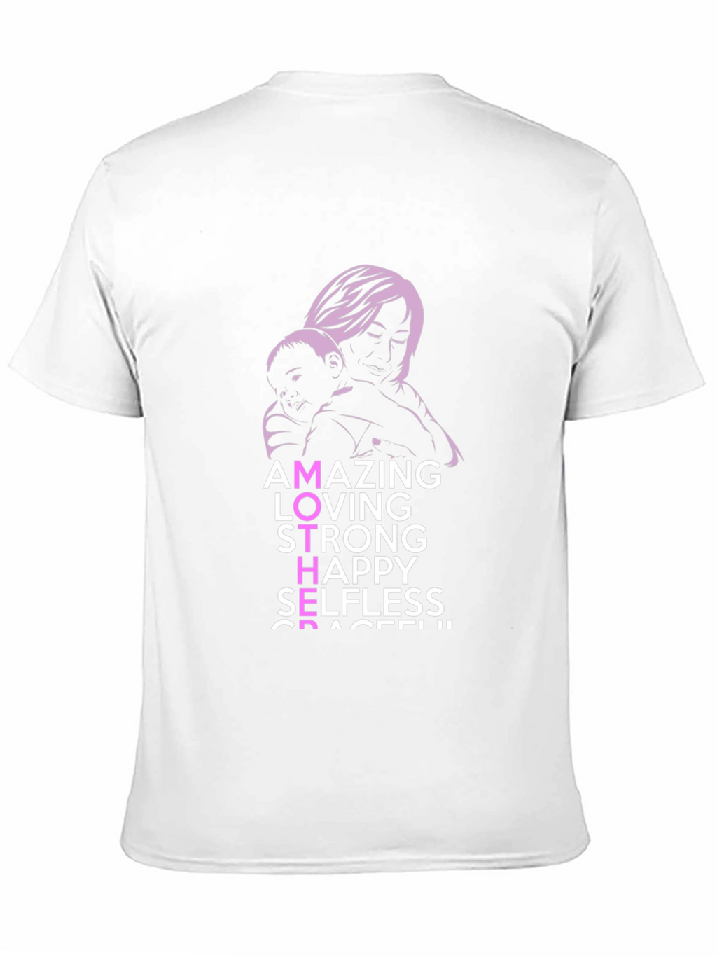 Amazing Mother Graphic Tee - Black