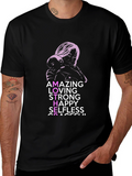 Amazing Mother Graphic Tee - Black