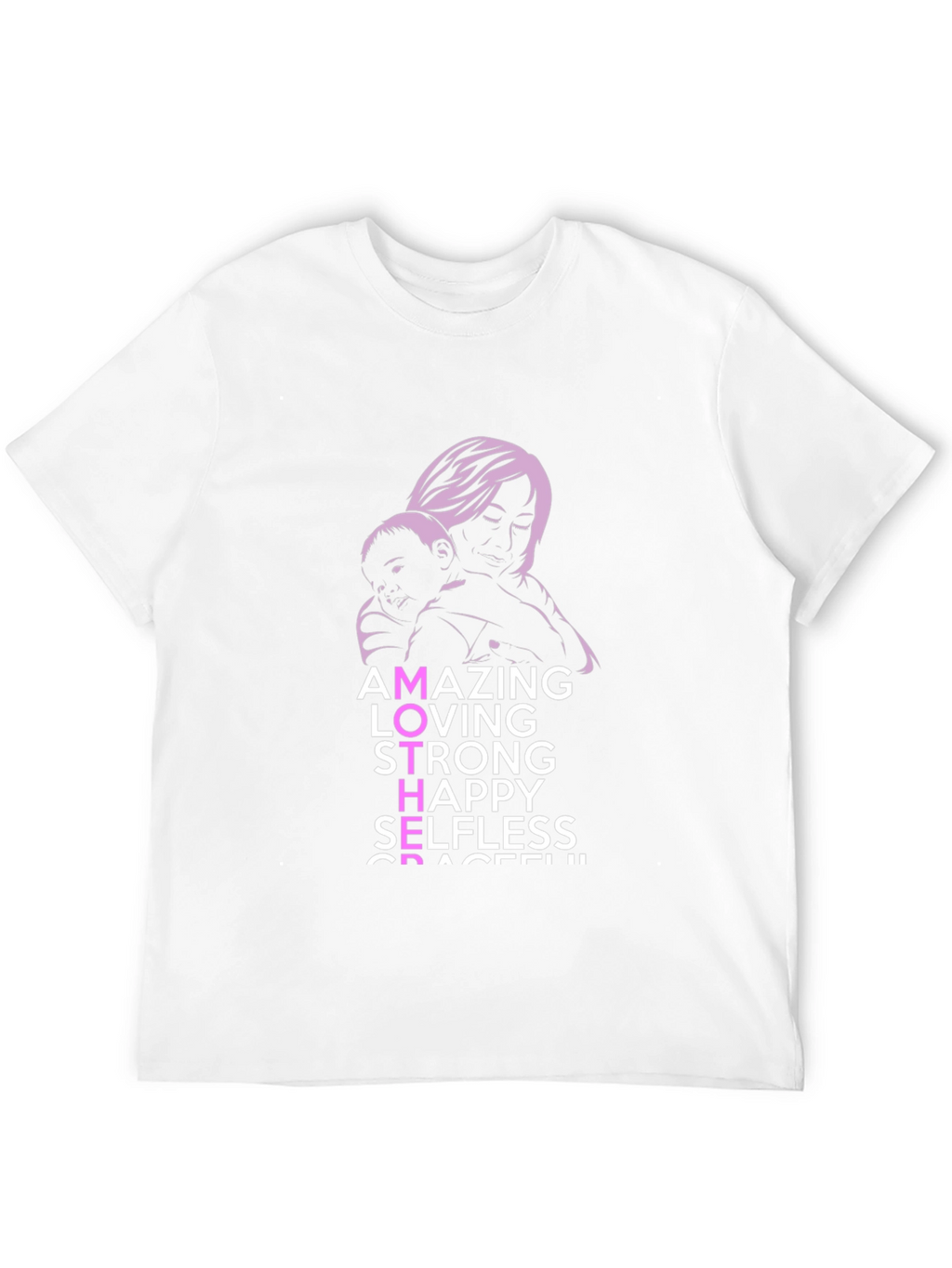 Amazing Mother Graphic Tee - Black