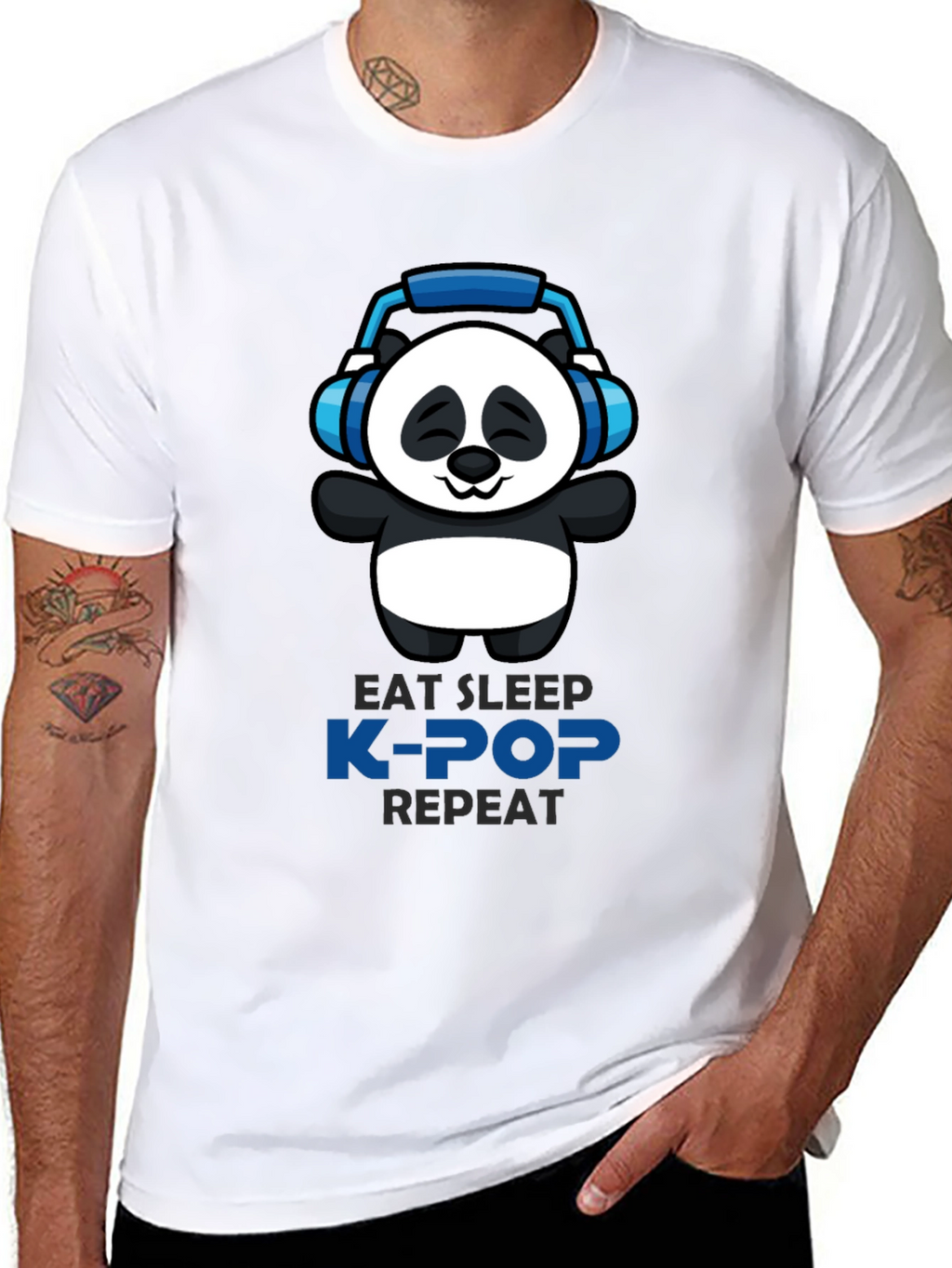 Eat Sleep K-Pop Repeat T-Shirt