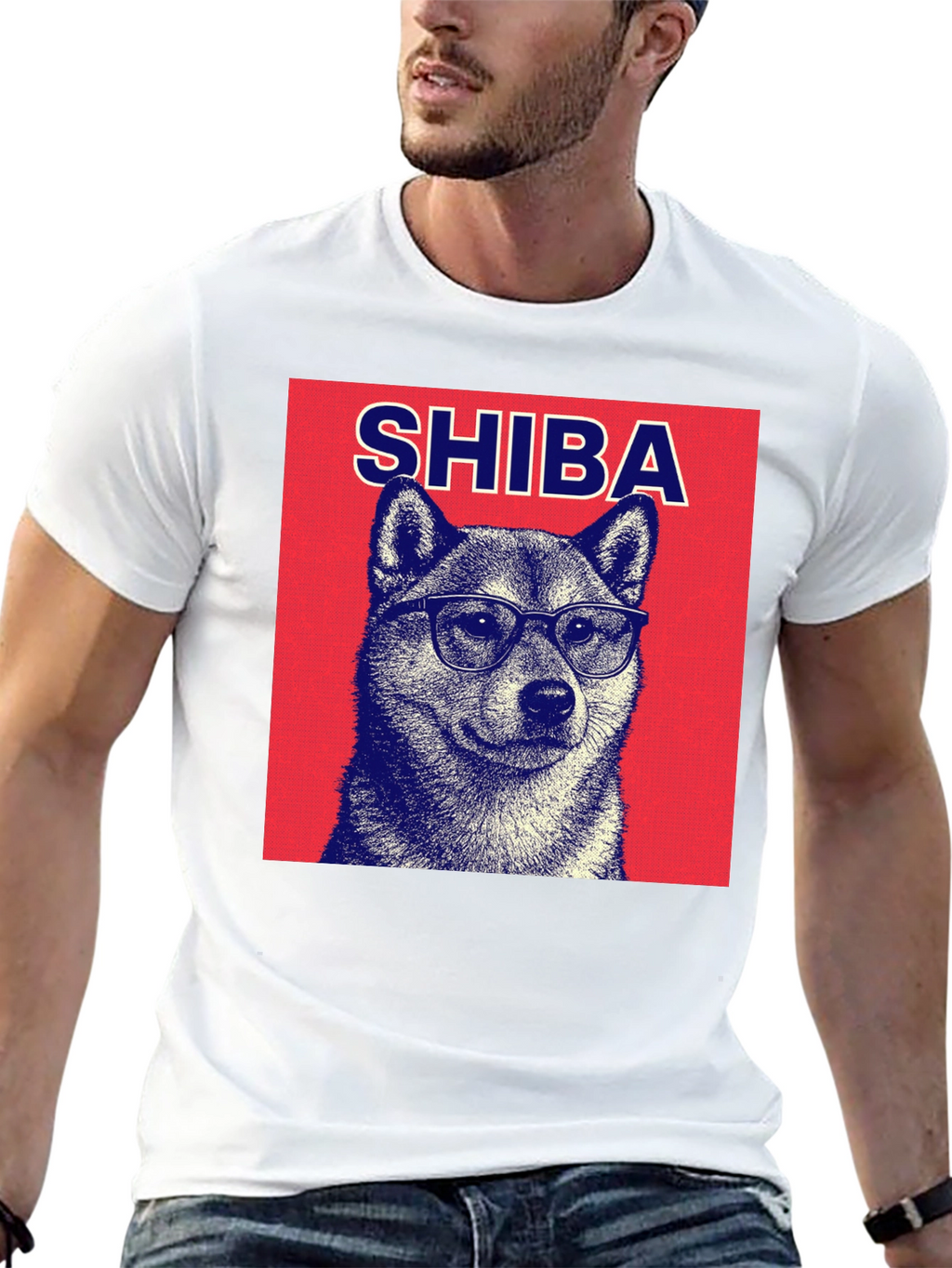 Shiba Dog Graphic T-Shirt
