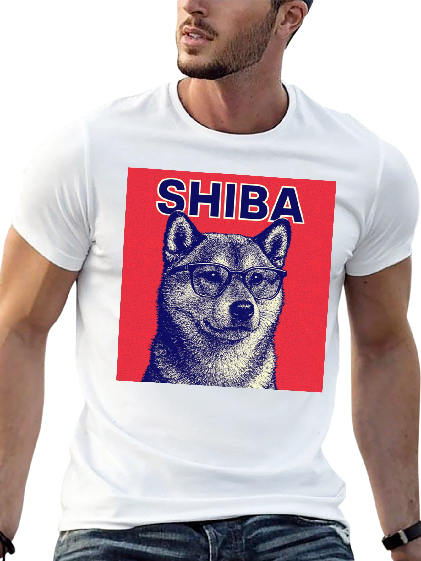 Shiba Dog Graphic T-Shirt