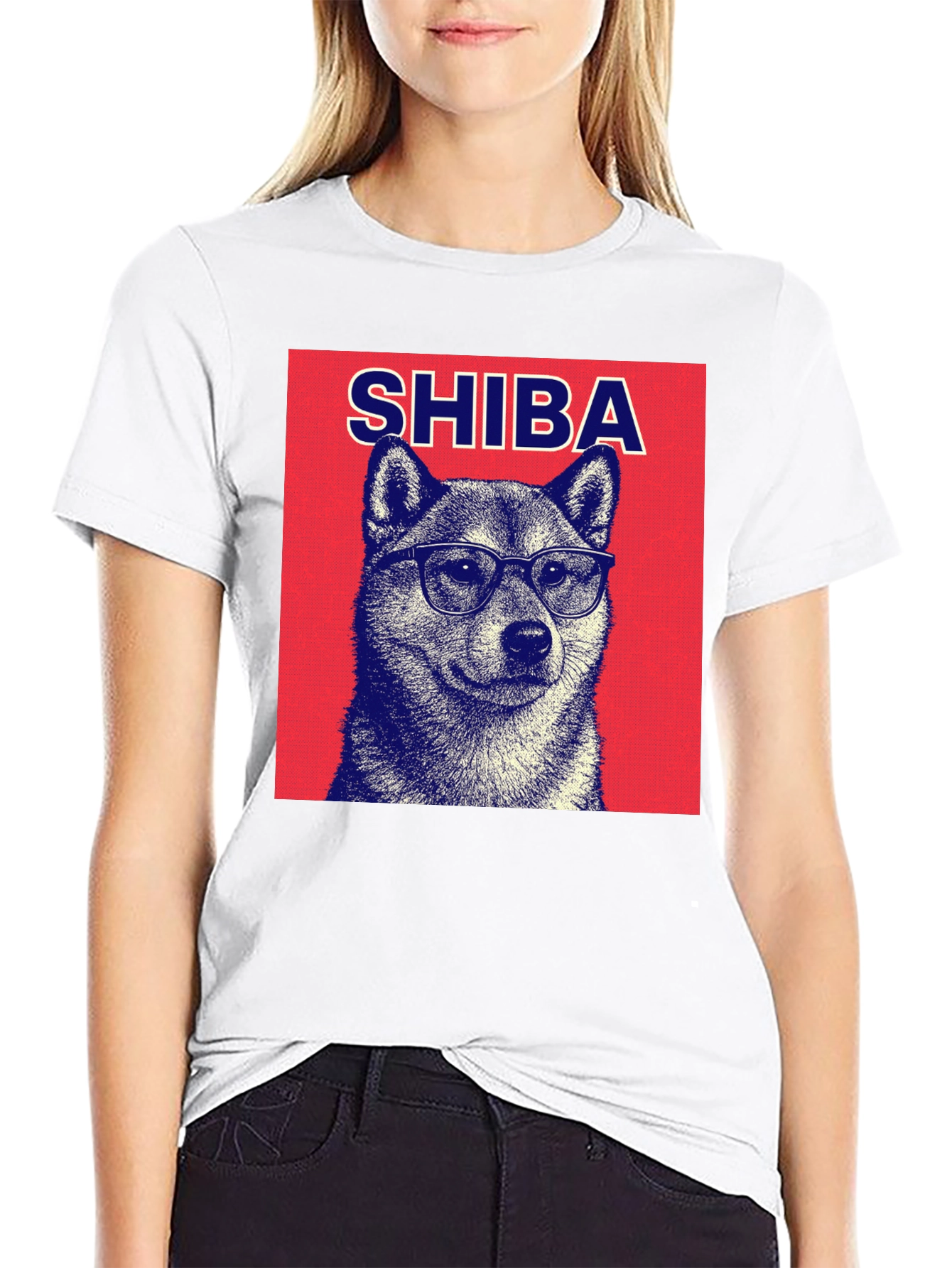 Shiba Dog Graphic T-Shirt