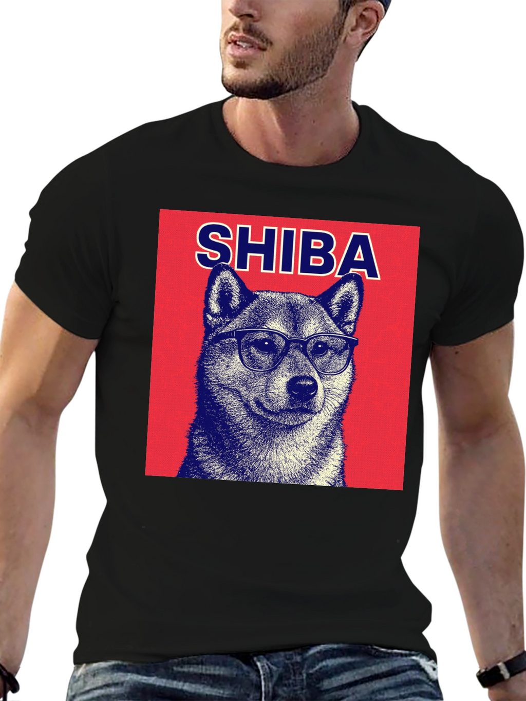 Shiba Dog Graphic T-Shirt