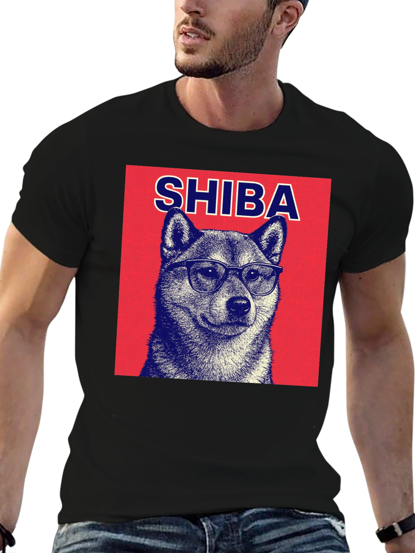 Shiba Dog Graphic T-Shirt