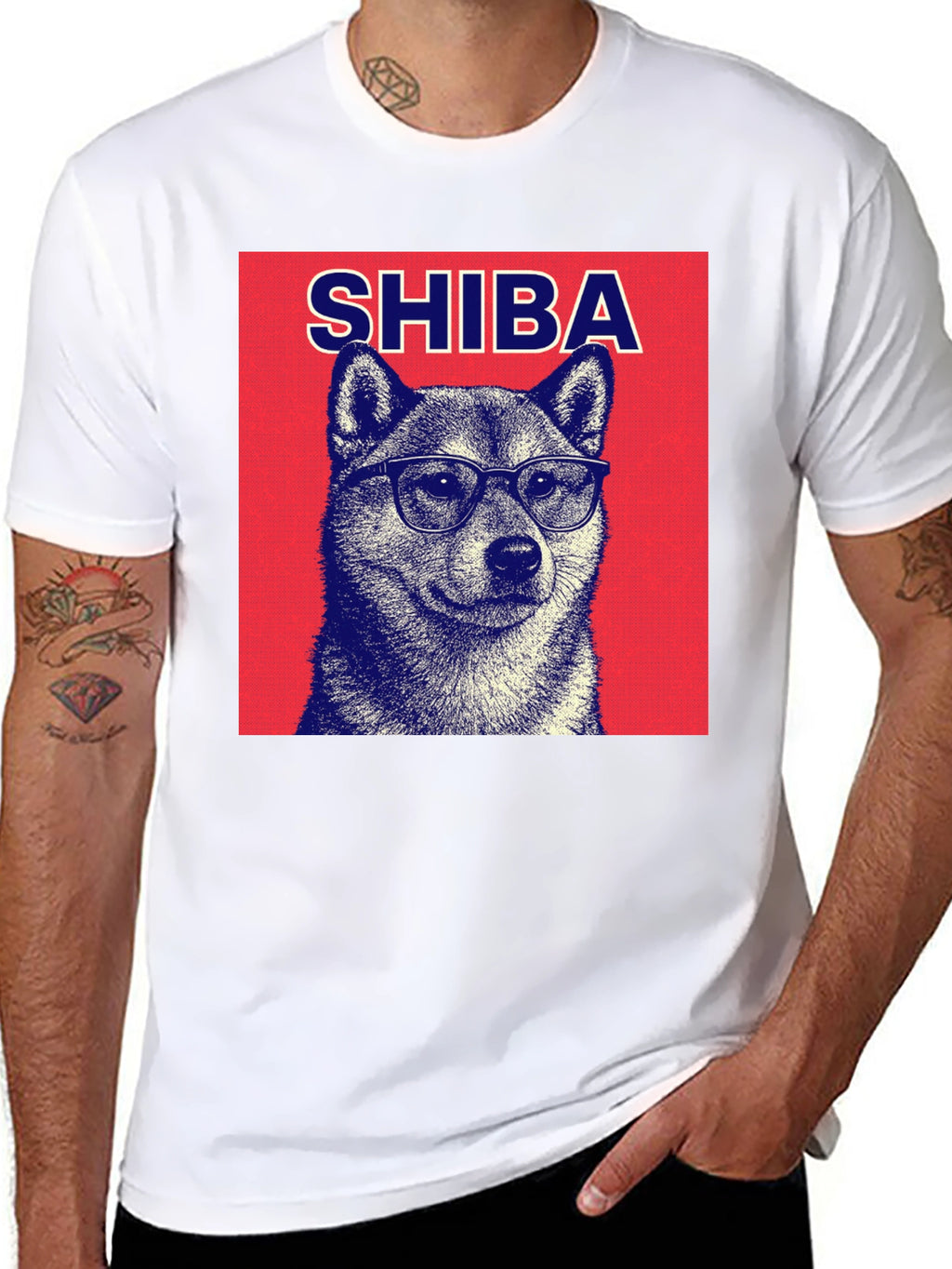Shiba Dog Graphic T-Shirt