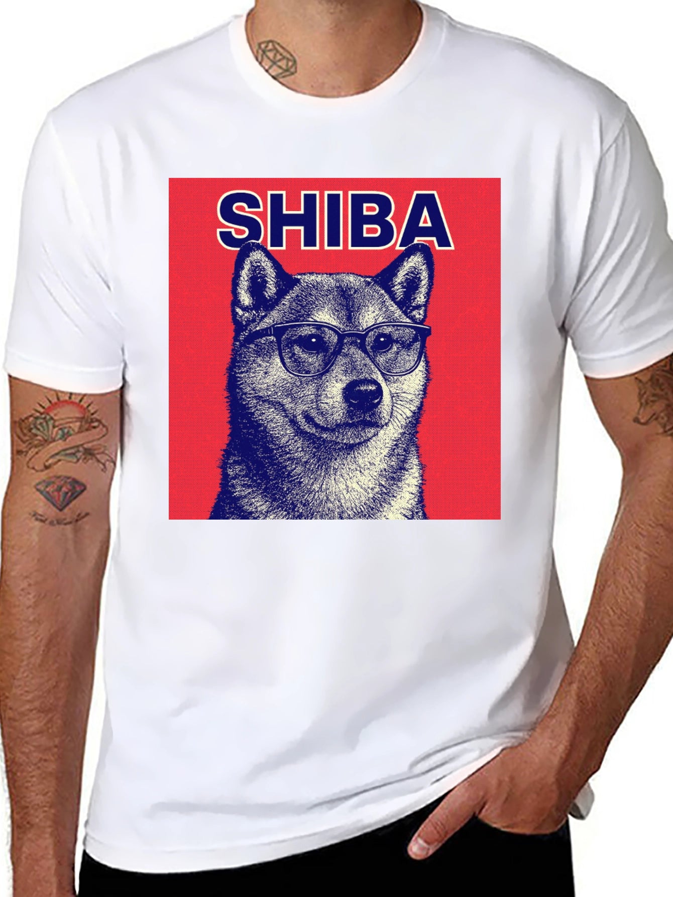 Shiba Dog Graphic T-Shirt
