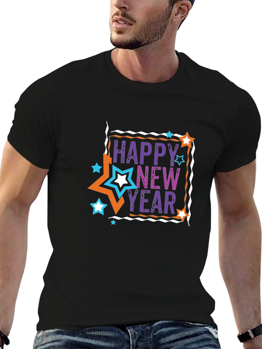 Happy New Year Graphic T-Shirt