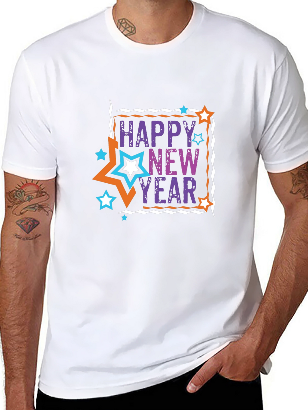 Happy New Year Graphic T-Shirt