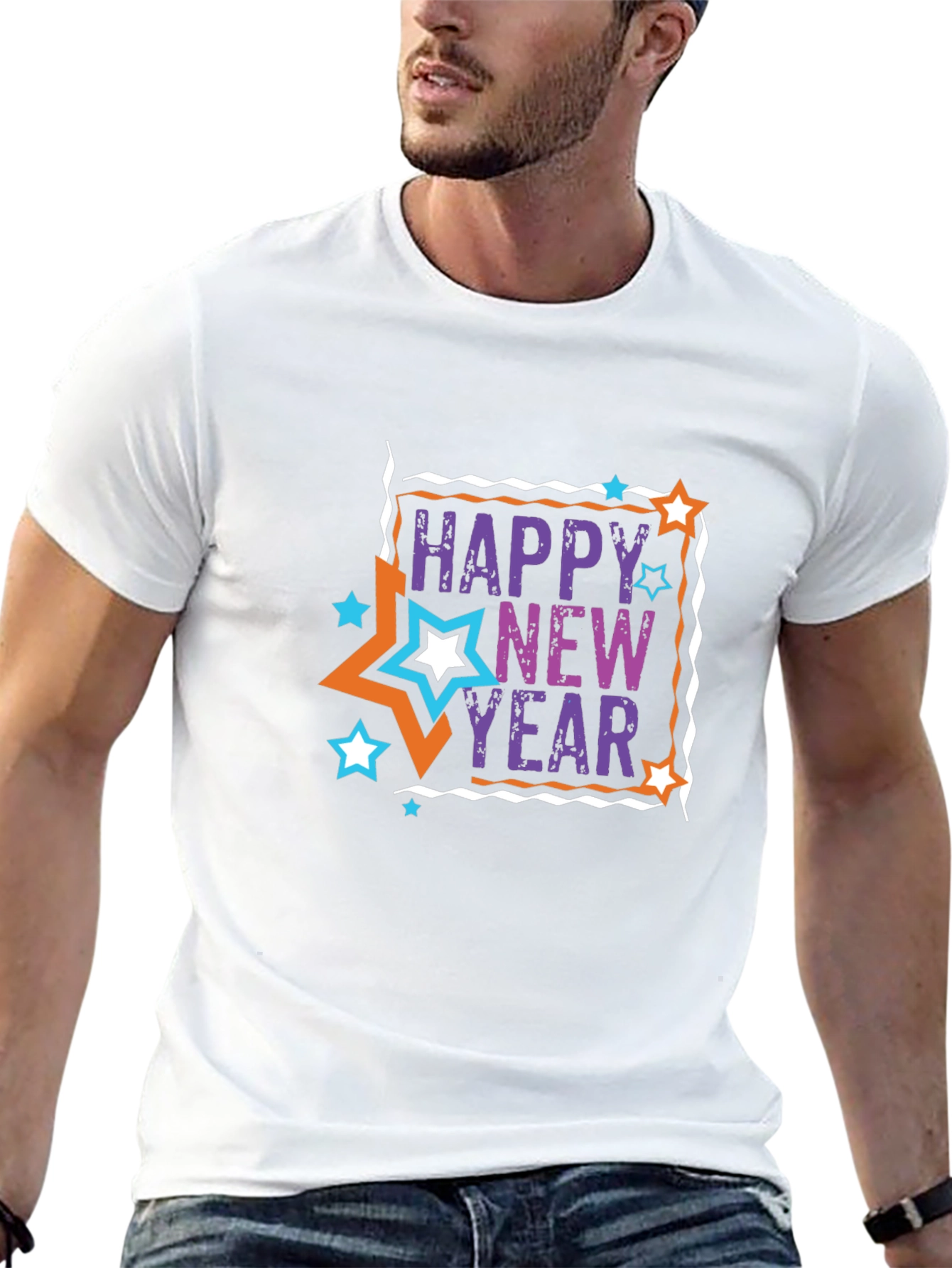 Happy New Year Graphic T-Shirt