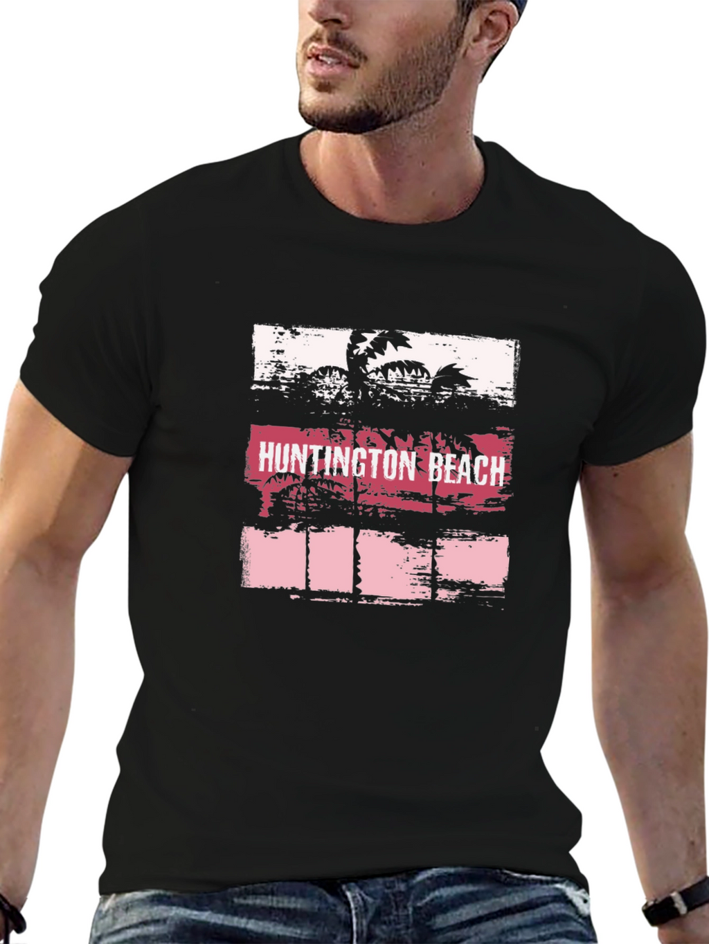 Huntington Beach Retro Graphic T-Shirt