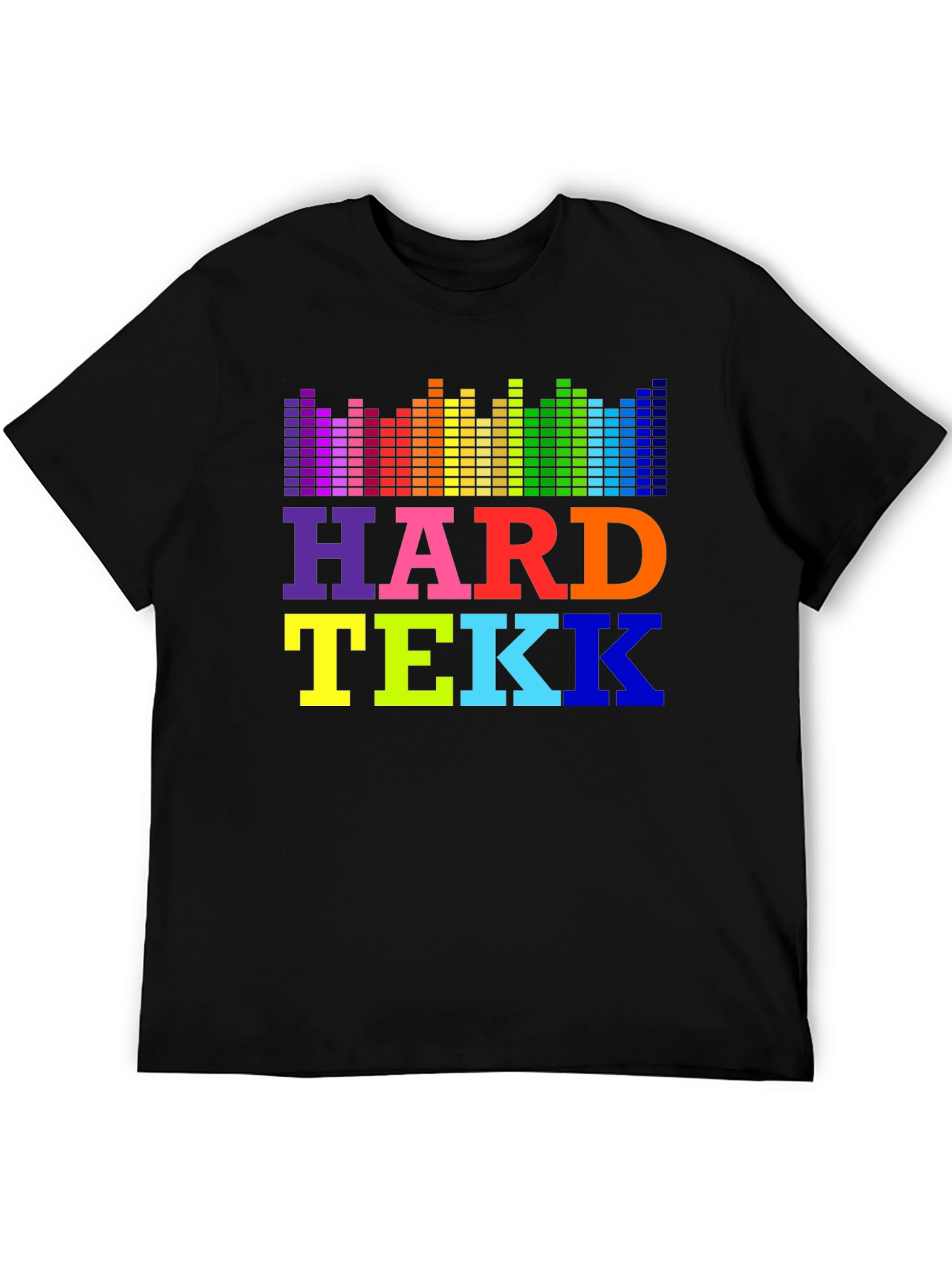 Hard Tekk Rainbow Graphic T-Shirt - EDM Music Festival Rave Wear