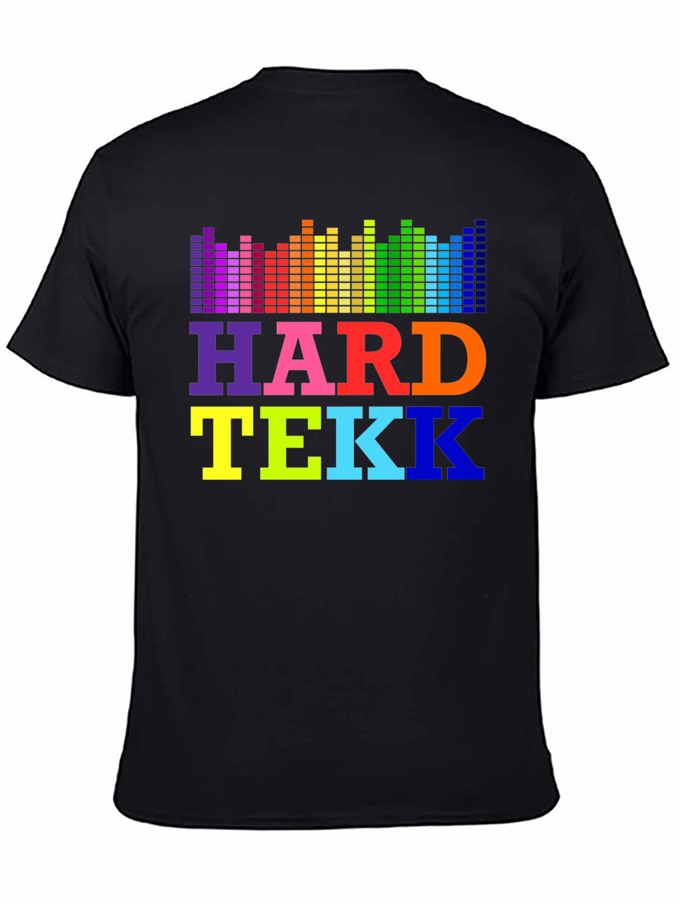 Hard Tekk Rainbow Graphic T-Shirt - EDM Music Festival Rave Wear
