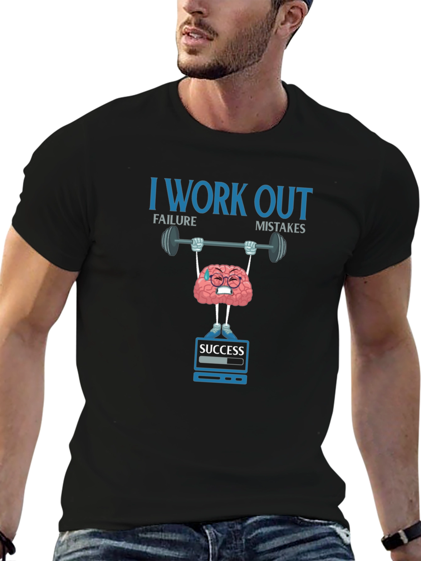 I Work Out Brain Training T-Shirt