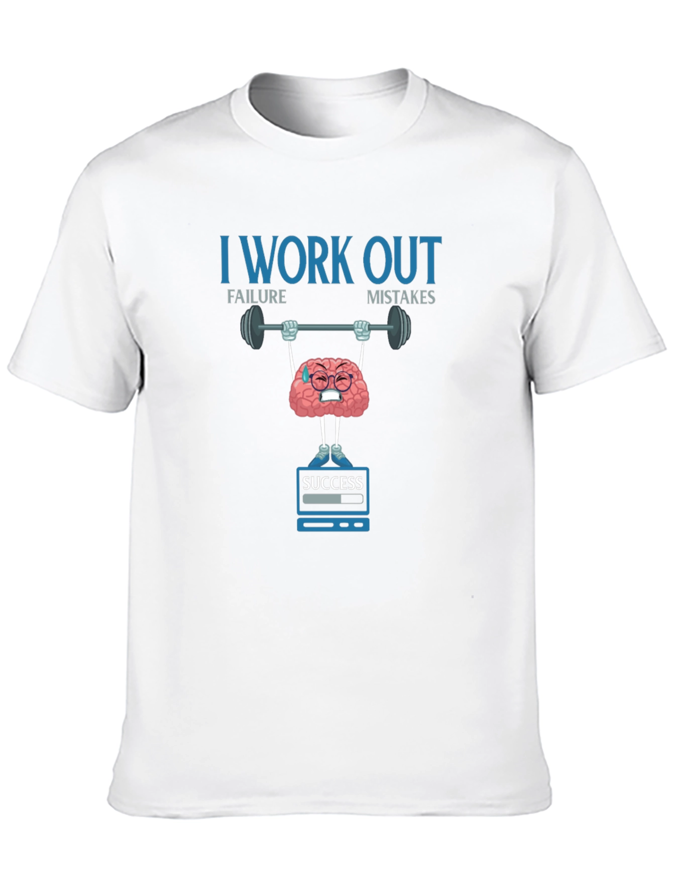 I Work Out Brain Training T-Shirt