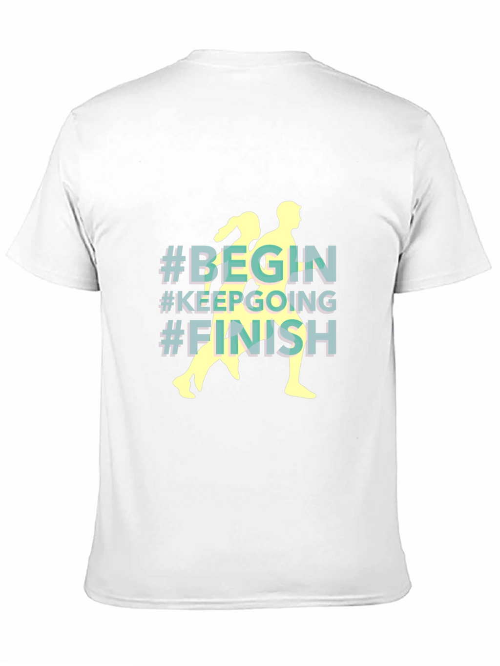 Begin Keep Going Finish Black T-Shirt