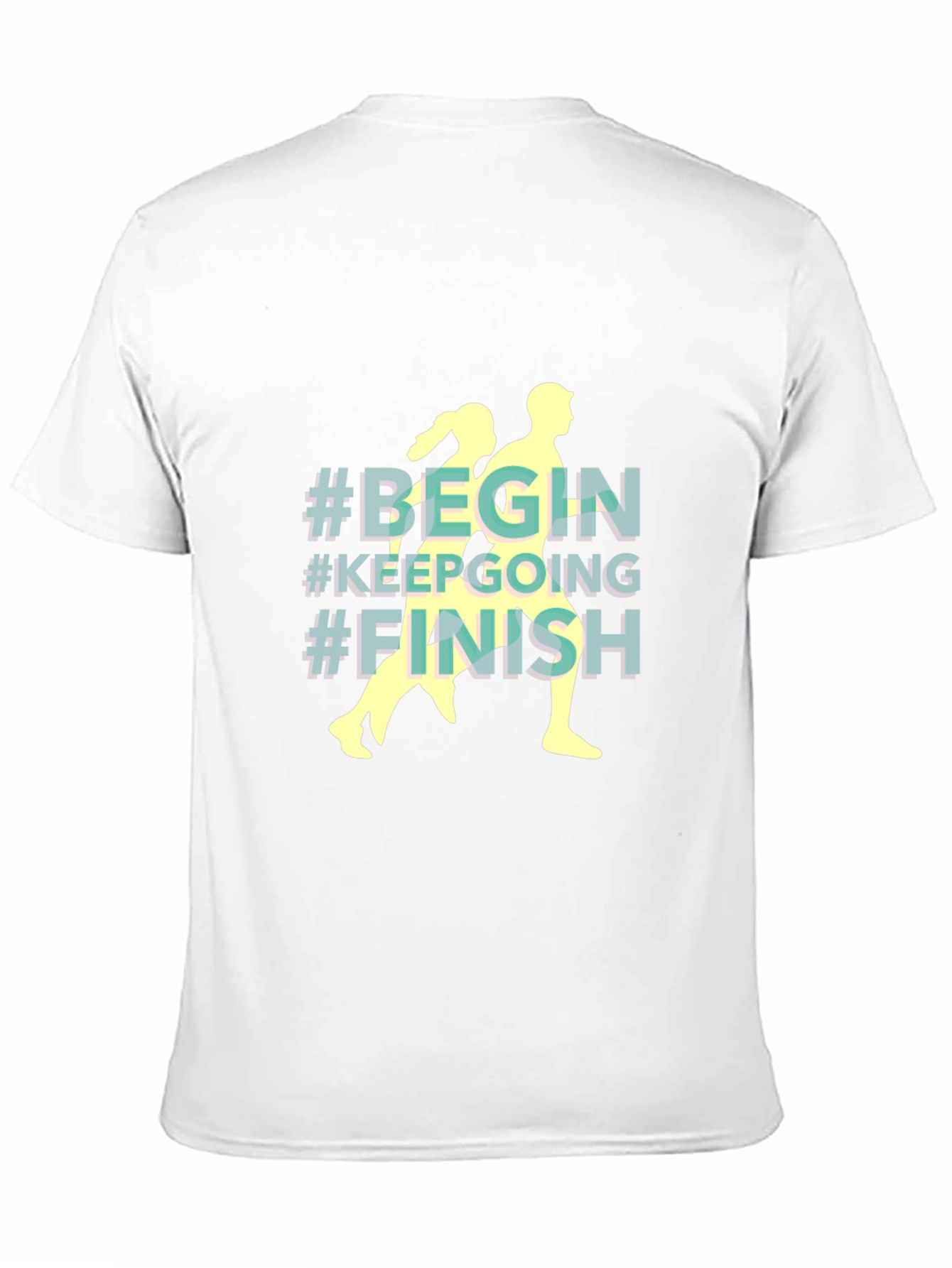 Begin Keep Going Finish Black T-Shirt