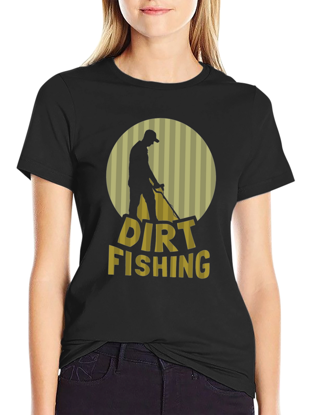 Dirt Fishing T-Shirt - Metal Detecting Hobby Tee