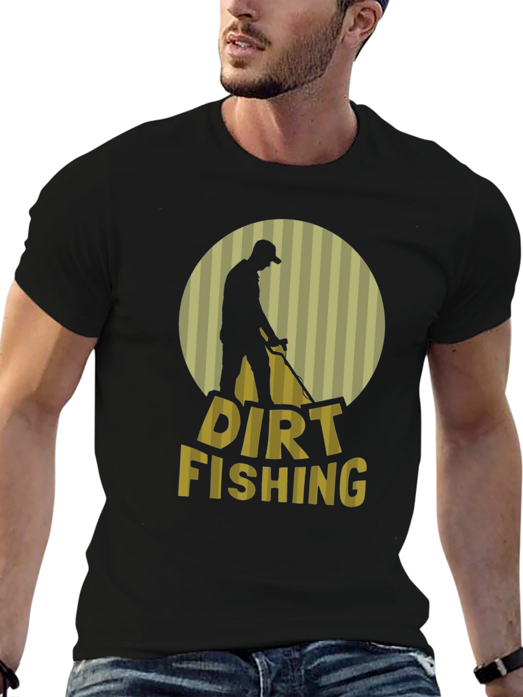 Dirt Fishing T-Shirt - Metal Detecting Hobby Tee