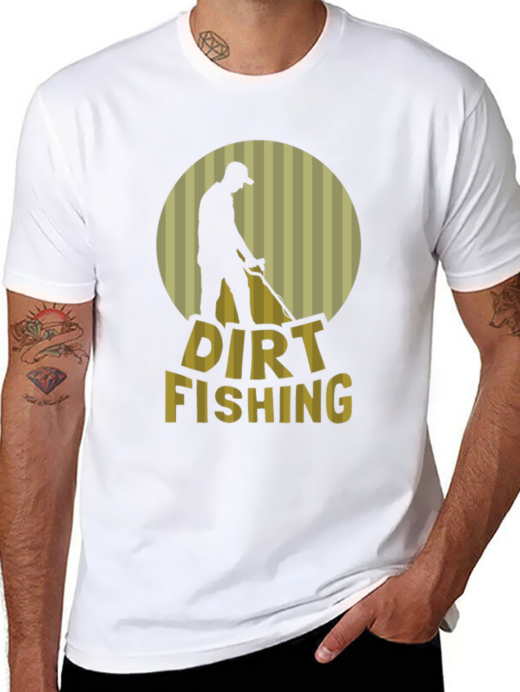 Dirt Fishing T-Shirt - Metal Detecting Hobby Tee