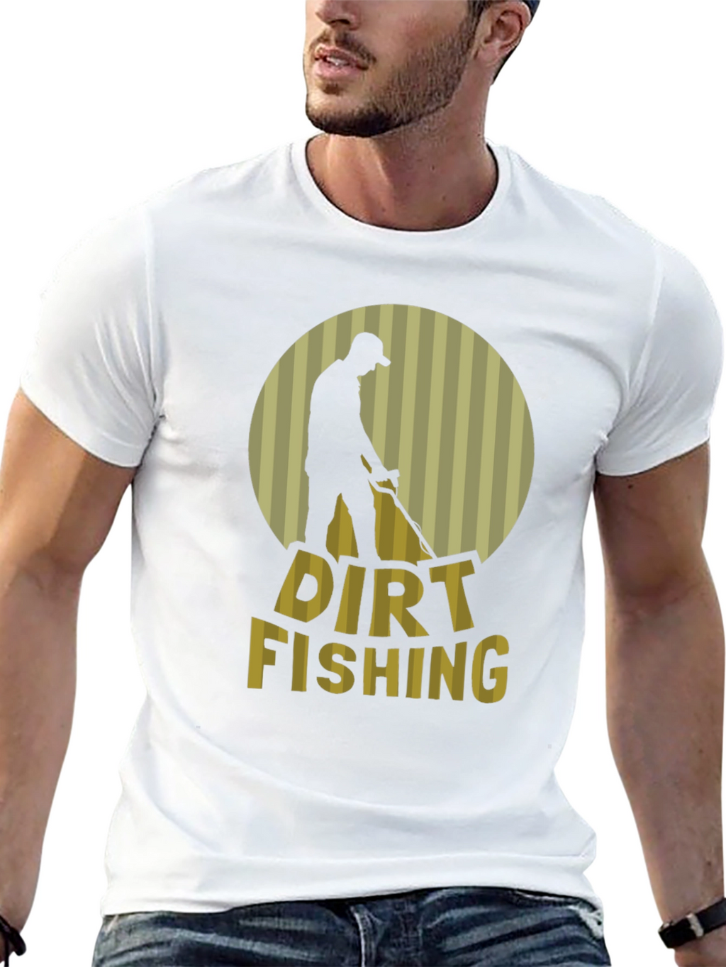 Dirt Fishing T-Shirt - Metal Detecting Hobby Tee