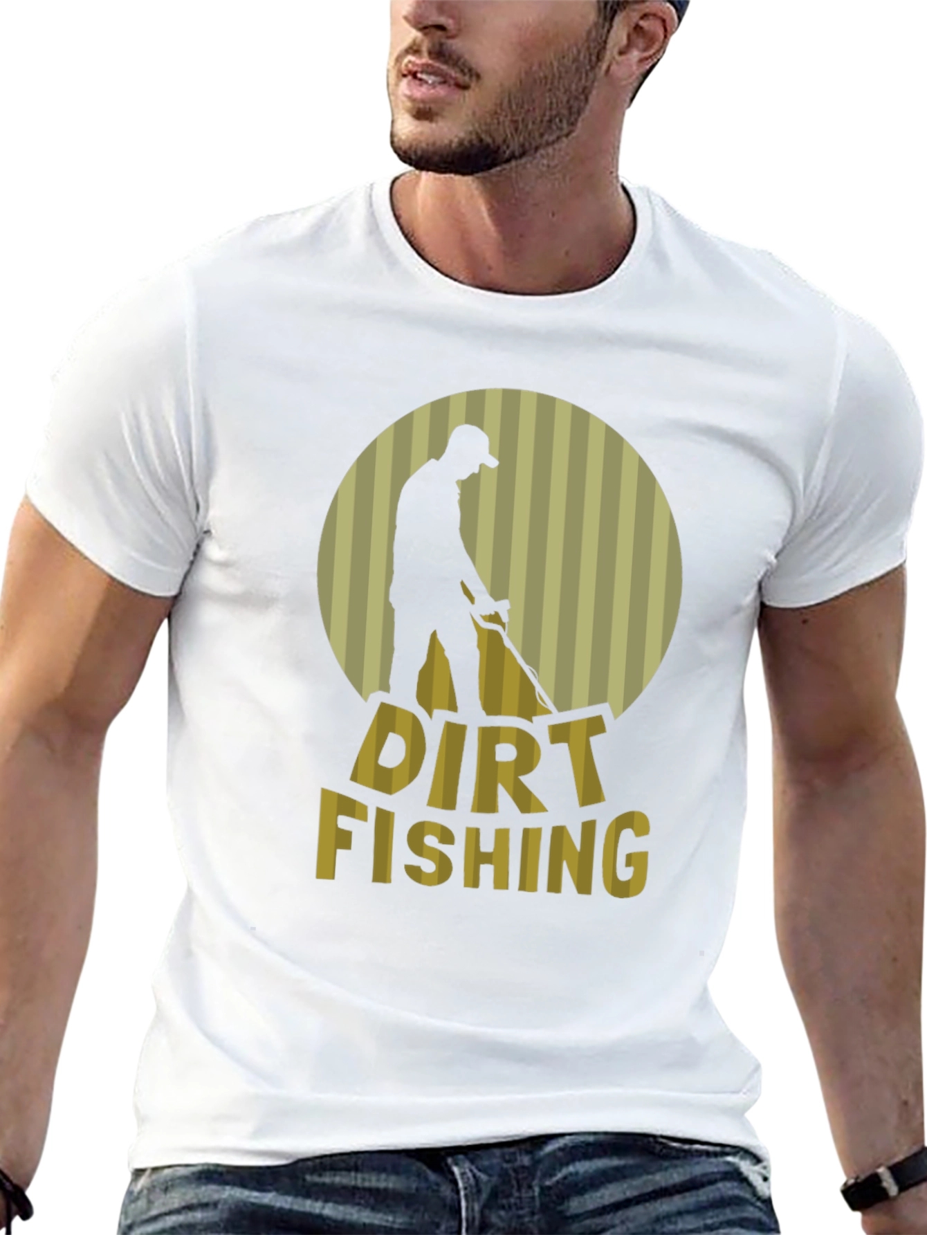 Dirt Fishing T-Shirt - Metal Detecting Hobby Tee