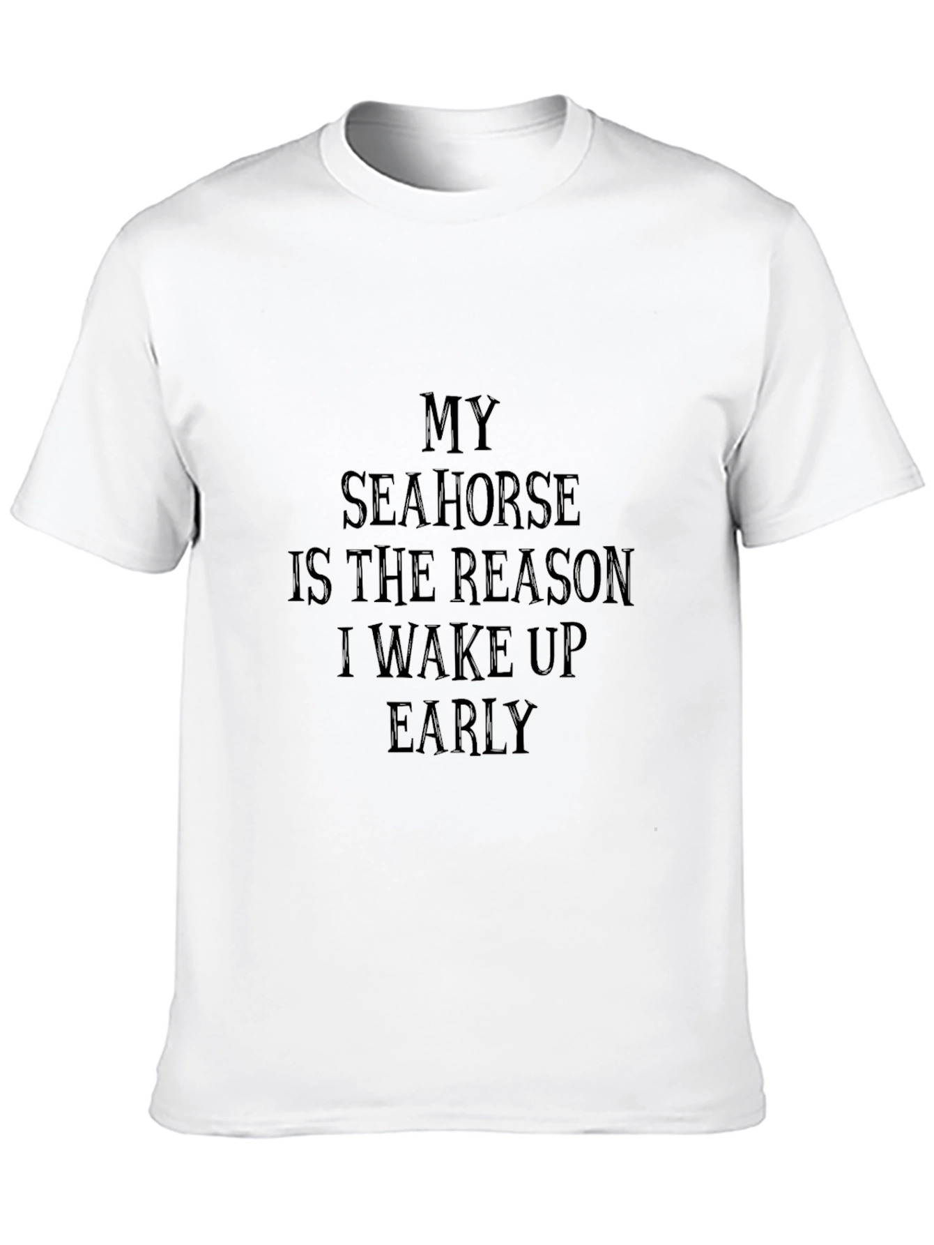 My Seahorse Reason T-Shirt - Black