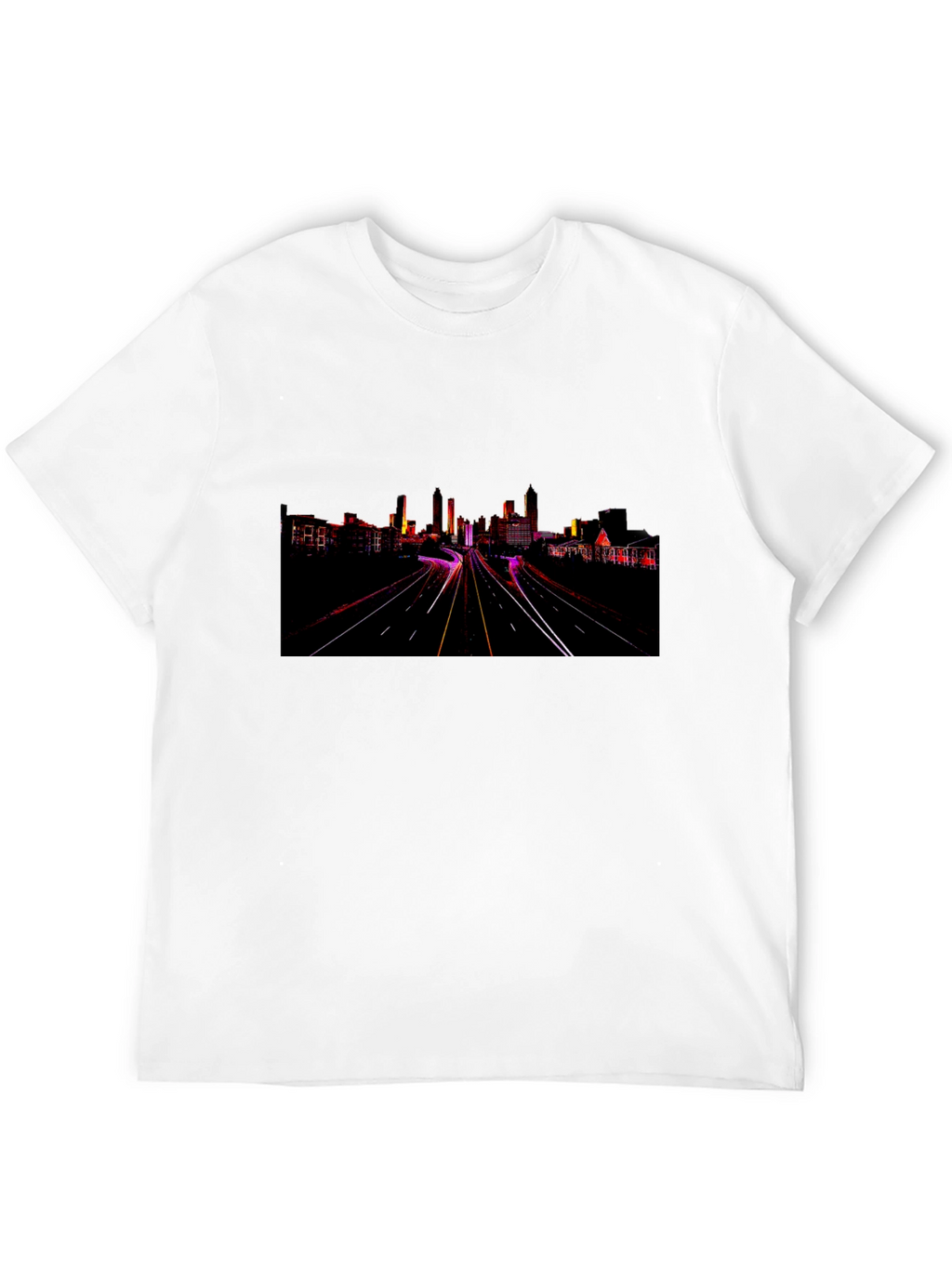 Atlanta Skyline Graphic Tee - Night Drive