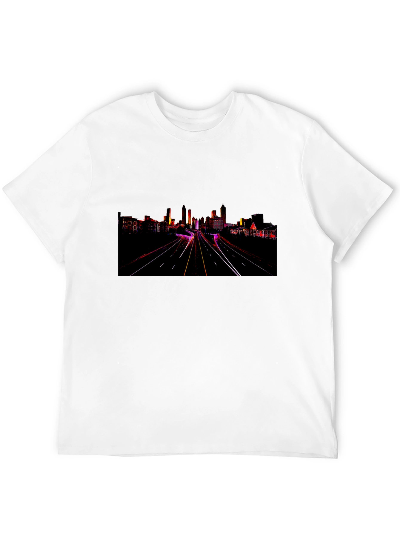 Atlanta Skyline Graphic Tee - Night Drive