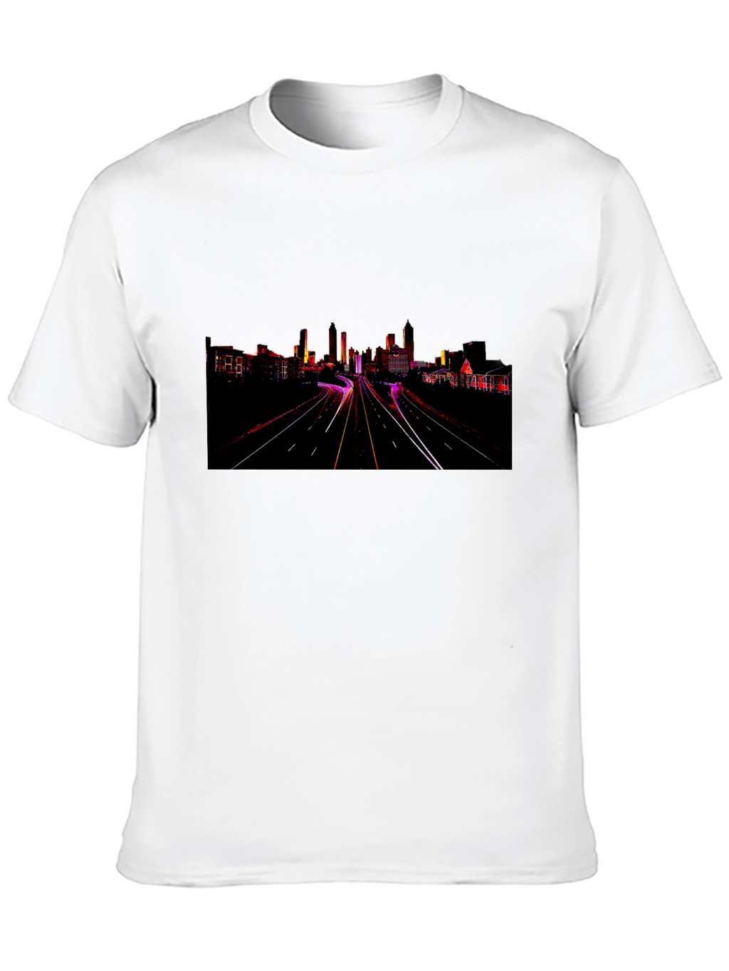 Atlanta Skyline Graphic Tee - Night Drive