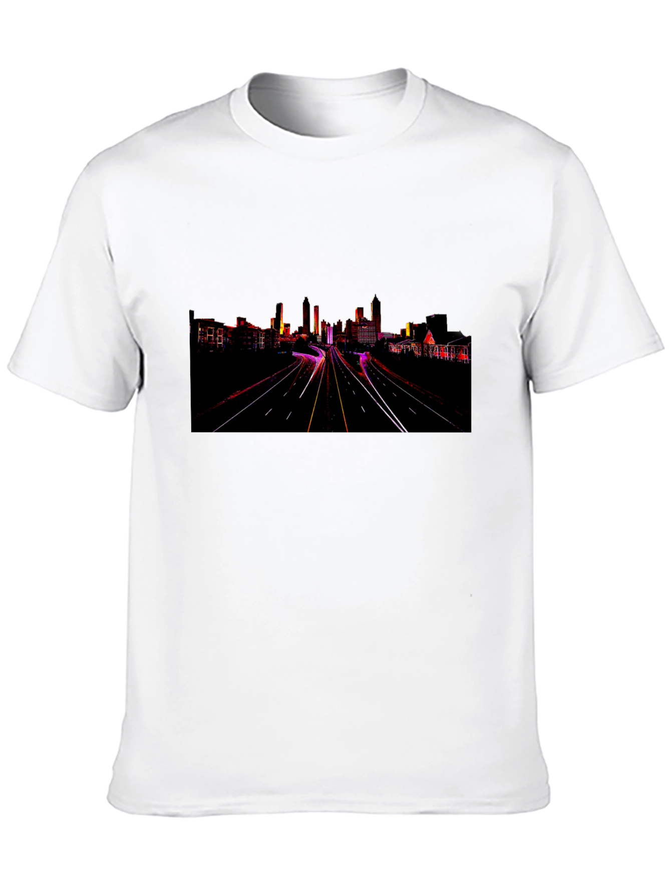 Atlanta Skyline Graphic Tee - Night Drive